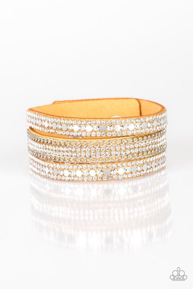Paparazzi Bracelet ~ Fashion Fanatic - Yellow