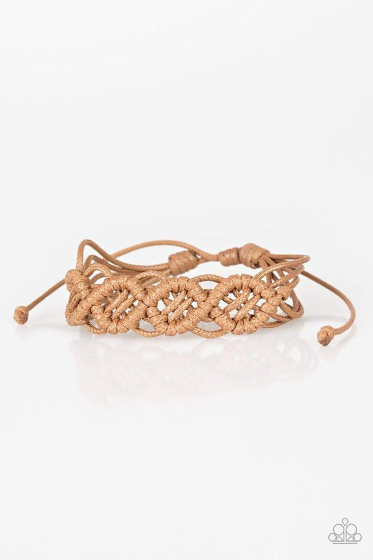 Paparazzi Bracelet ~ Boondocks and Bonfires - Brown