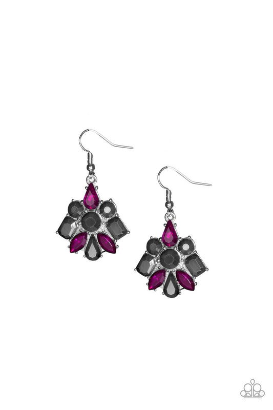 Paparazzi Earring ~ Fiercely Famous - Multi