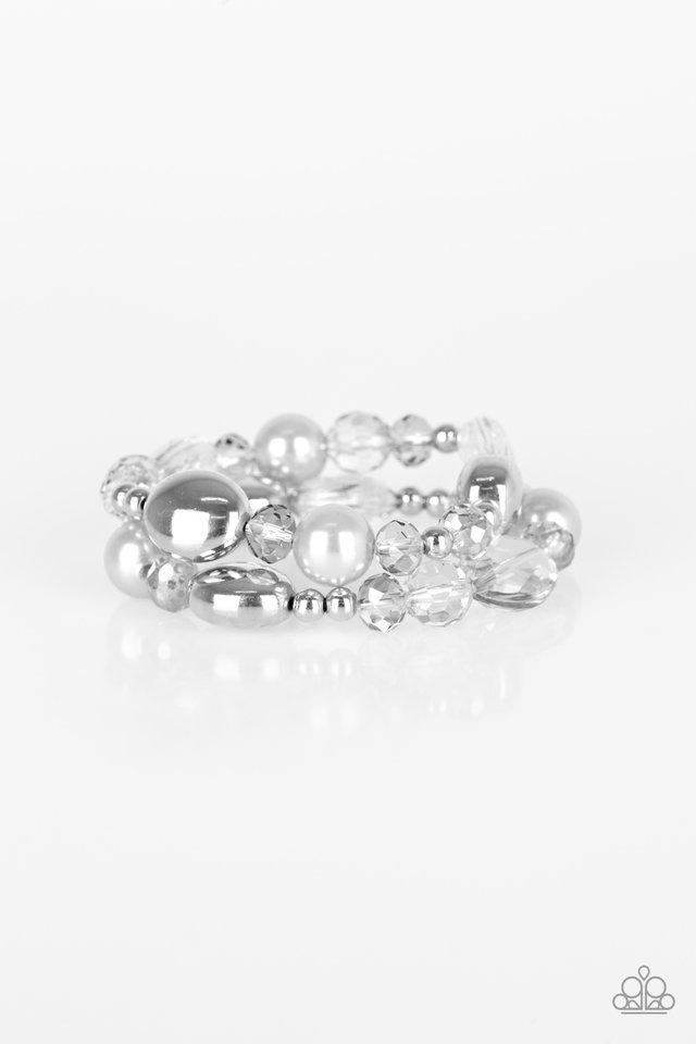 Paparazzi Bracelet ~ Downtown Dazzle - Silver