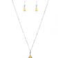 Tell Me A Love Story - Yellow - Paparazzi Necklace Image