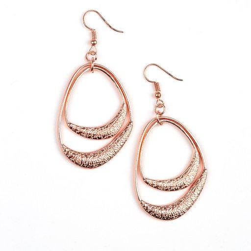 Paparazzi Earring ~ Follow The Beaten Path - Copper