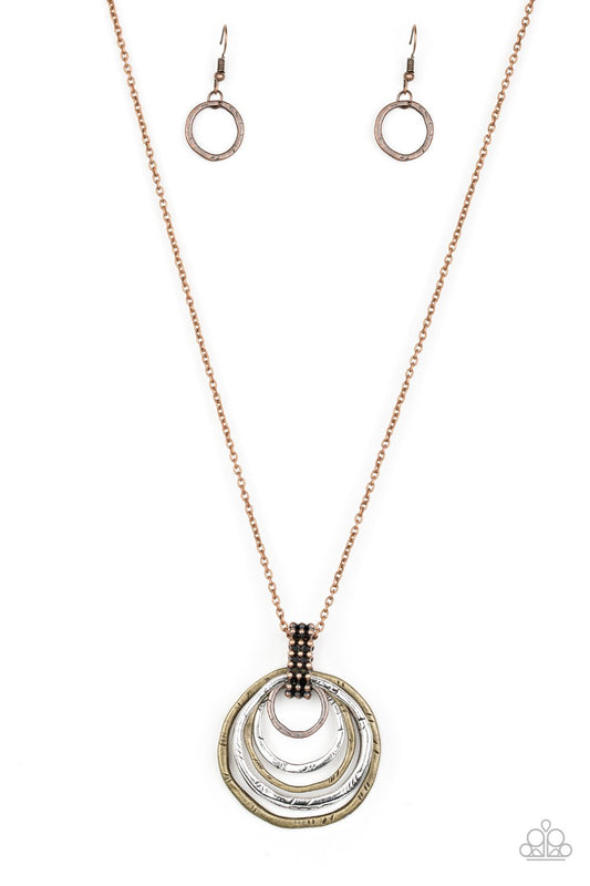 Paparazzi Necklace ~ Rippling Relic - Multi