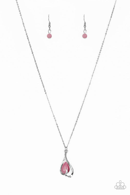 Tell Me A Love Story - Pink - Paparazzi Necklace Image