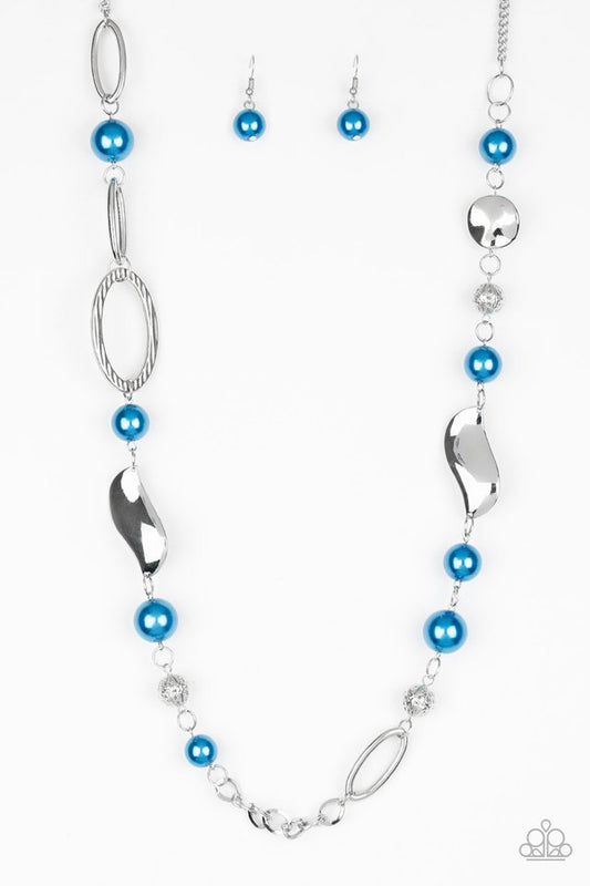 All About Me - Blue - Paparazzi Necklace Image
