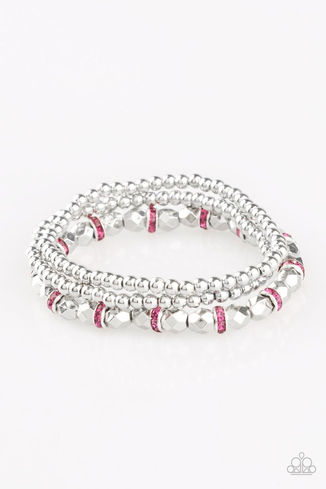 Let There BEAM Light - Pink - Paparazzi Bracelet Image