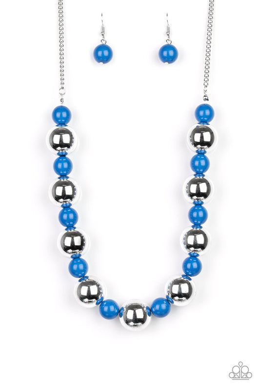 Top Pop - Blue - Paparazzi Necklace Image
