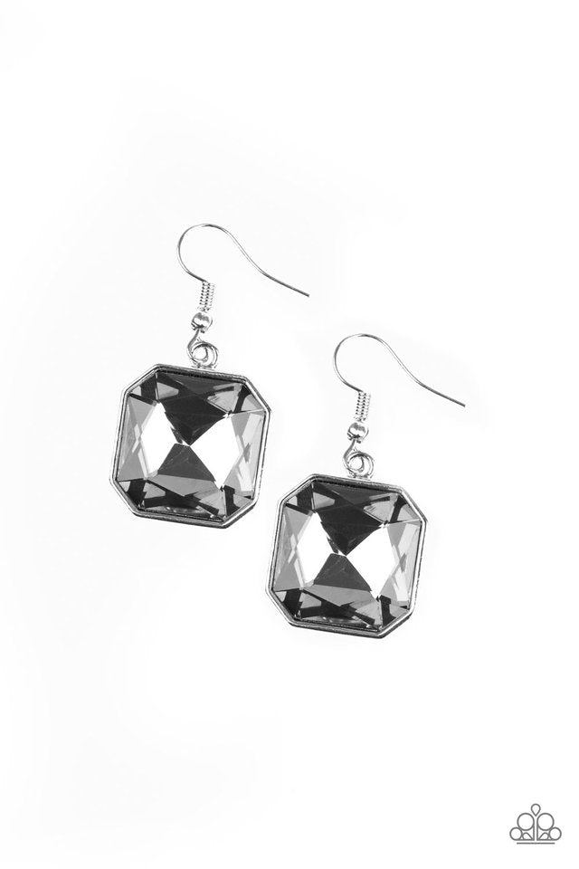 Me, Myself, and IDOL - Silver - Paparazzi Earring Image