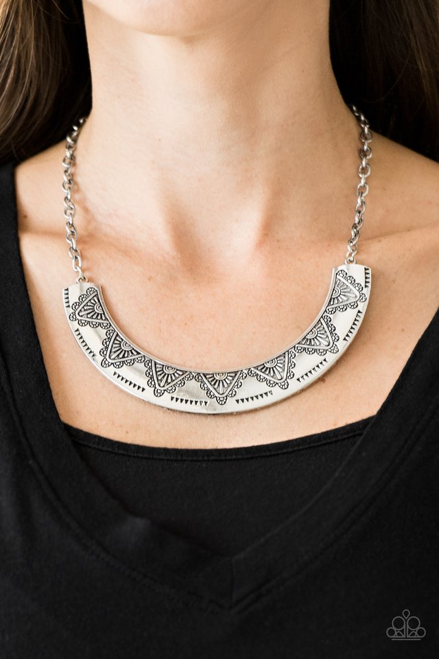 Persian Pharaoh - Silver - Paparazzi Necklace Image