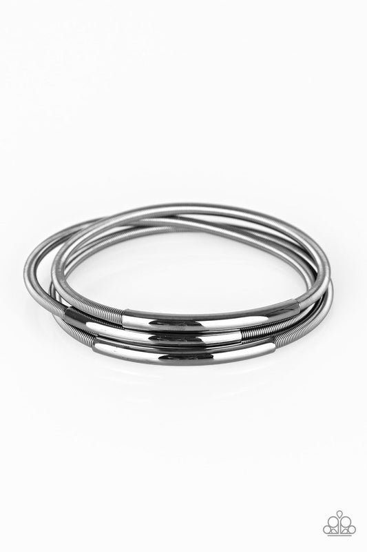 Its A Stretch - Black - Paparazzi Bracelet Image