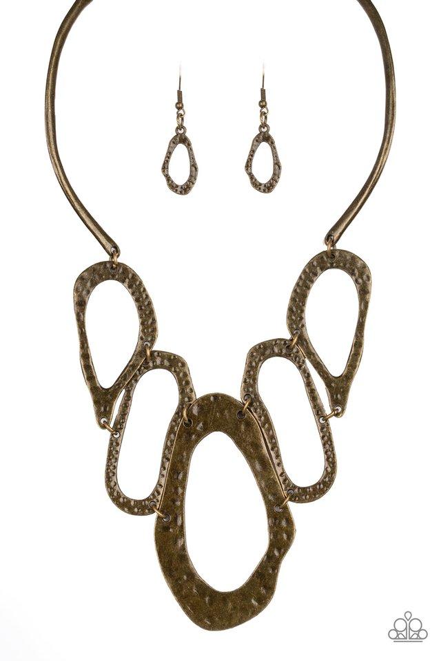 Paparazzi Necklace ~ Prime Prowess - Brass