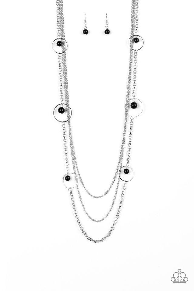 Paparazzi Necklace ~ Collectively Carefree - Black