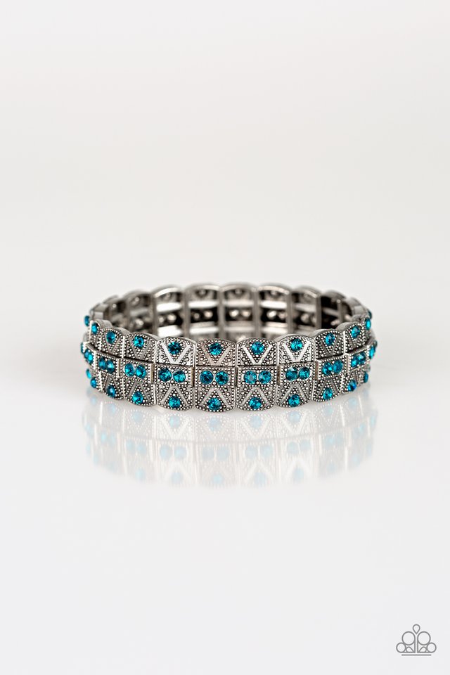 Modern Magnificence - Blue - Paparazzi Bracelet Image