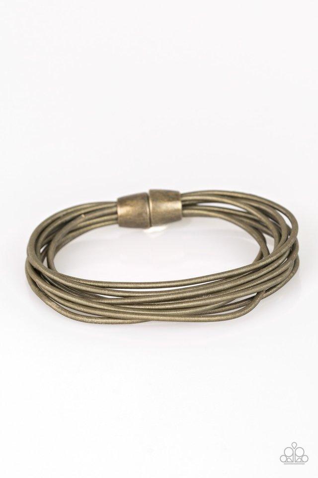 Paparazzi Bracelet ~ Mainstream Maverick  - Brass