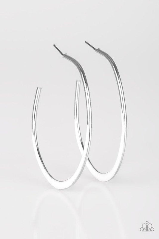 Paparazzi Earring ~ So Seren-DIP-itous - White