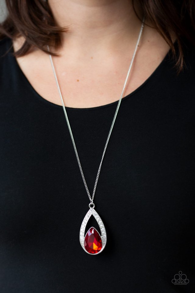 Notorious Noble - Red - Paparazzi Necklace Image