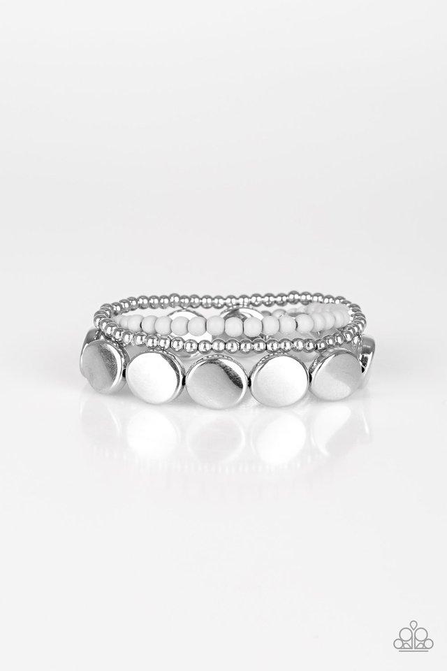 Paparazzi Bracelet ~ Beyond The Basics - Silver
