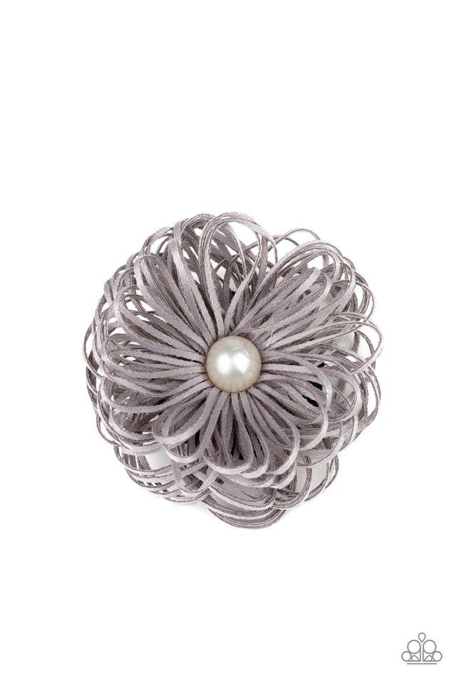 Paparazzi Hair Accessories ~ Boisterous Buttercups - Silver