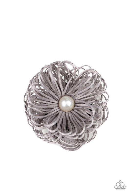 Paparazzi Hair Accessories ~ Boisterous Buttercups - Silver
