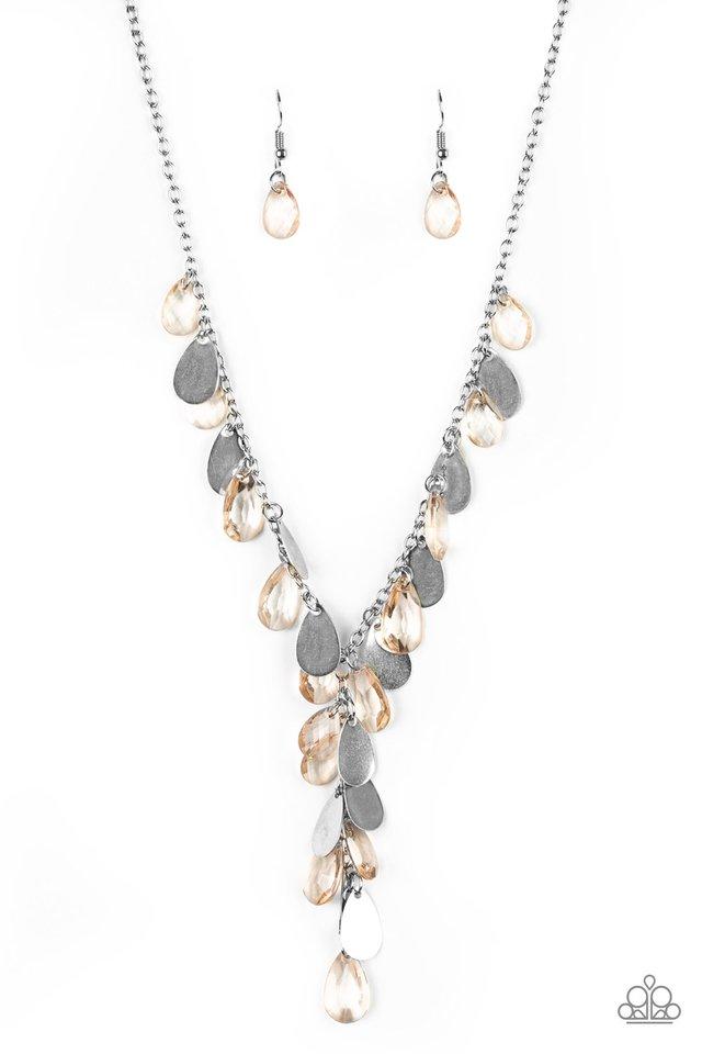 Paparazzi Necklace ~ Sailboat Sunsets - Brown