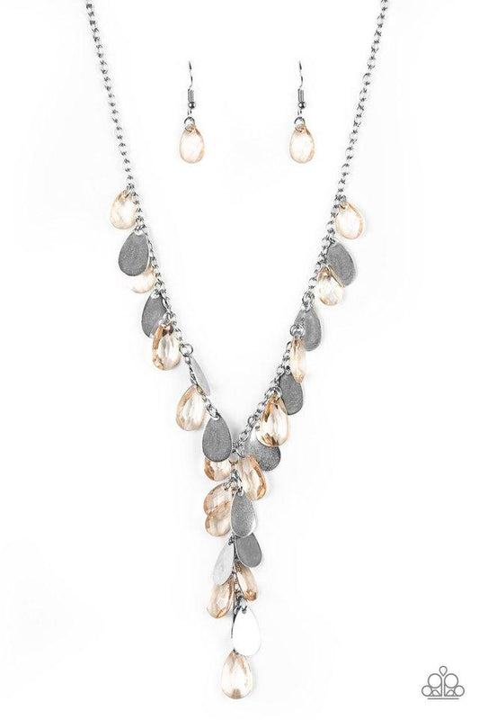 Paparazzi Necklace ~ Sailboat Sunsets - Brown