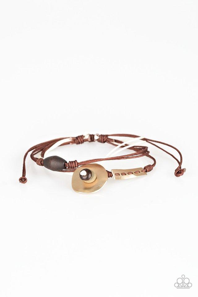 Paparazzi Bracelet ~ Trail Trek - Brown