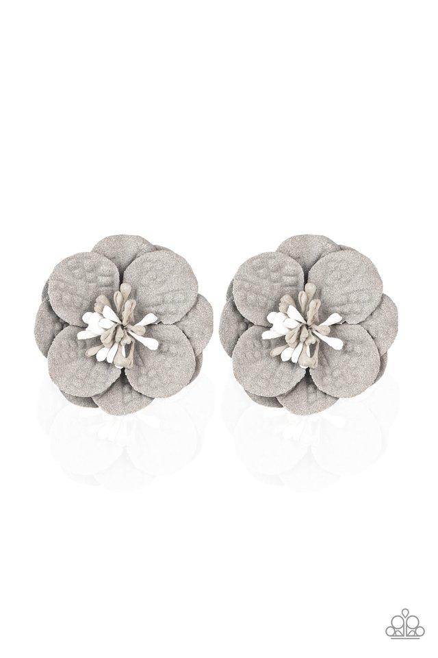 Paparazzi Hair Accessories ~ Serene In Sweet Pea - Silver
