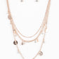Classic Class Act - Rose Gold - Paparazzi Necklace Image