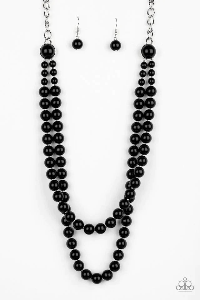 Paparazzi Necklace ~ Endless Elegance - Black