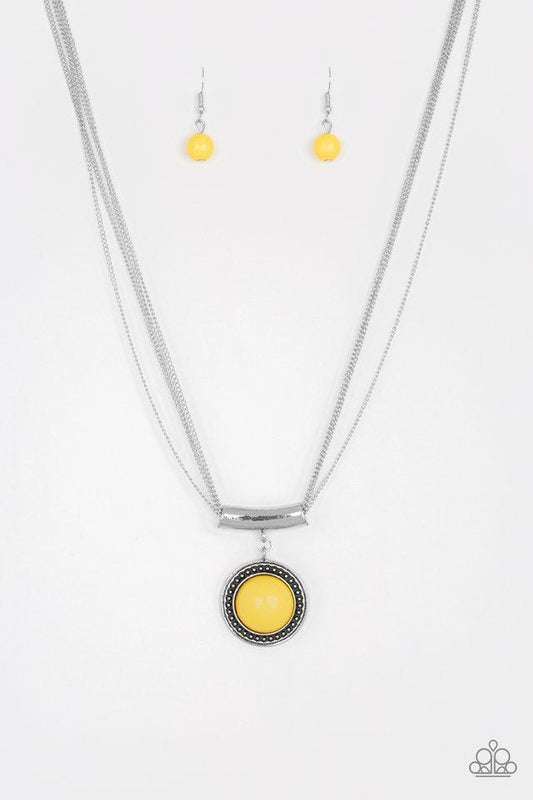 Paparazzi Necklace ~ Gypsy Gulf - Yellow