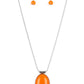 Rising Stardom - Orange - Paparazzi Necklace Image
