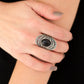Royal Roamer - Black - Paparazzi Ring Image