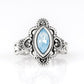 Glass Half-COLORFUL - Blue - Paparazzi Ring Image