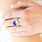 Stone Seeker - Blue - Paparazzi Ring Image