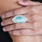 Riviera Royalty - Blue - Paparazzi Ring Image