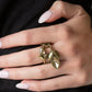 Flawless Foliage - Brass - Paparazzi Ring Image