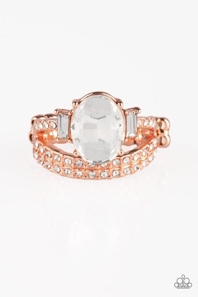 Paparazzi Ring ~ Bling Queen - Copper