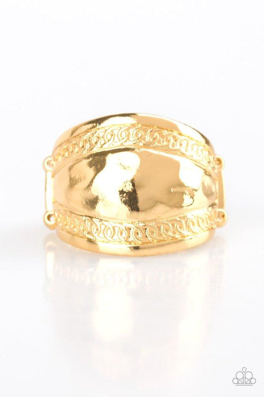Paparazzi Ring ~ Sunset Groove - Gold