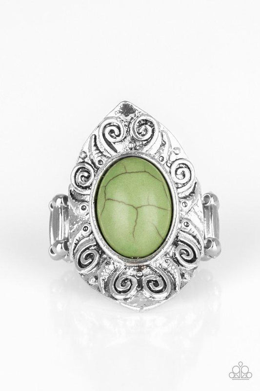 Paparazzi Ring ~ Mega Mother Nature - Green