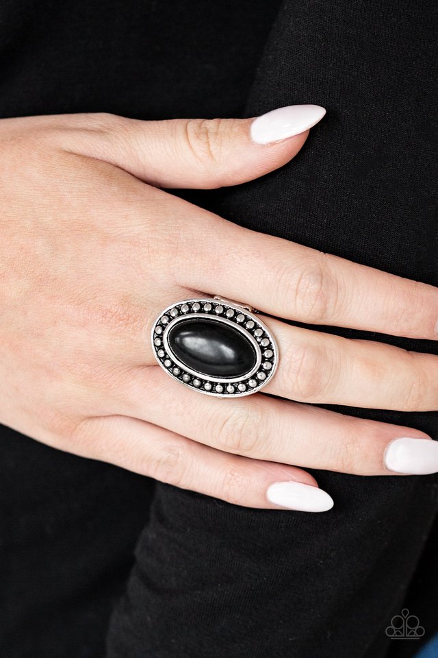 Desert Heat - Black - Paparazzi Ring Image
