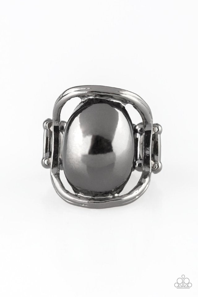 All Shine, All The Time - Black - Paparazzi Ring Image