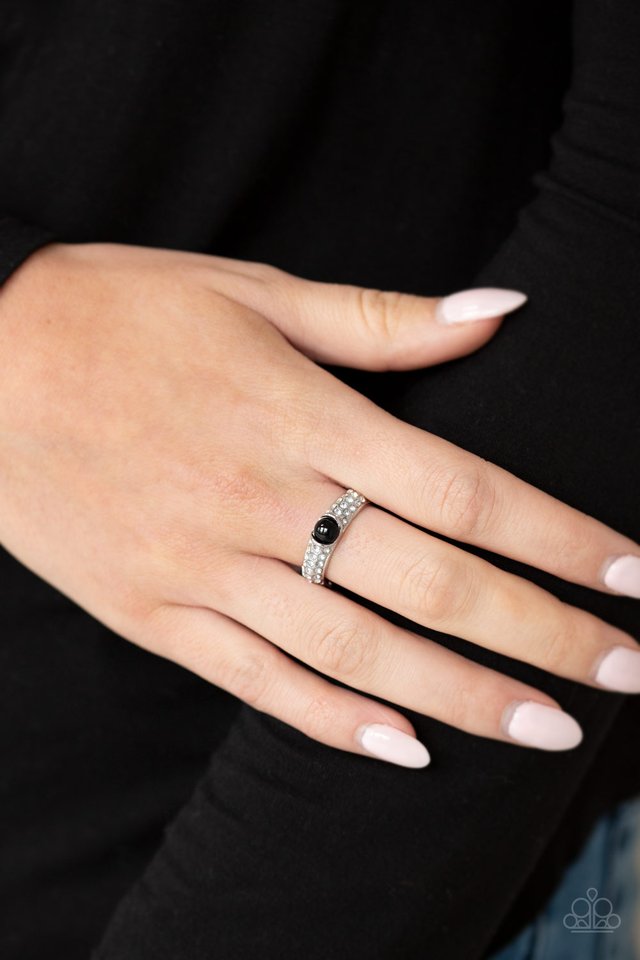 Brighten Your Day - Black - Paparazzi Ring Image