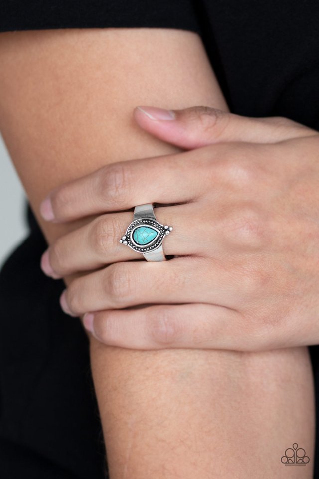 Mineral Minimalist - Blue - Paparazzi Ring Image