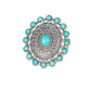 Mesa Mandala - Blue - Paparazzi Ring Image
