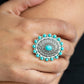 Mesa Mandala - Blue - Paparazzi Ring Image