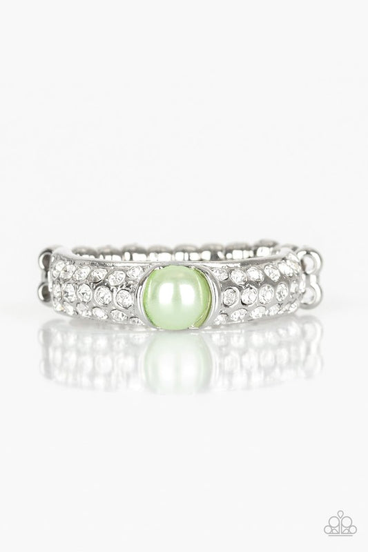 Brighten Your Day - Green - Paparazzi Ring Image
