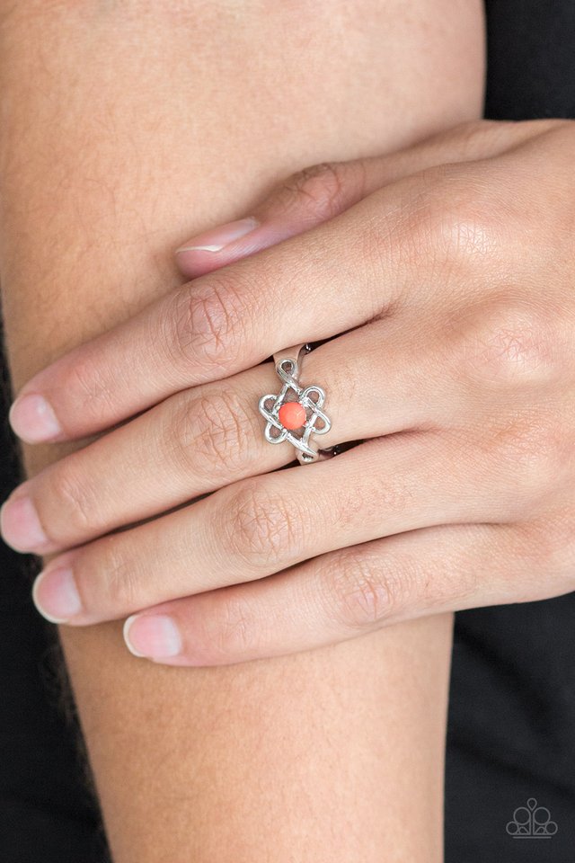 Vibrant Vibes - Orange - Paparazzi Ring Image