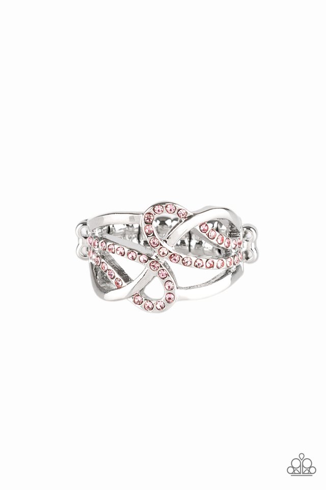 More Or FLAWLESS - Pink - Paparazzi Ring Image