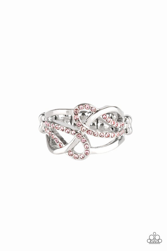 More Or FLAWLESS - Pink - Paparazzi Ring Image