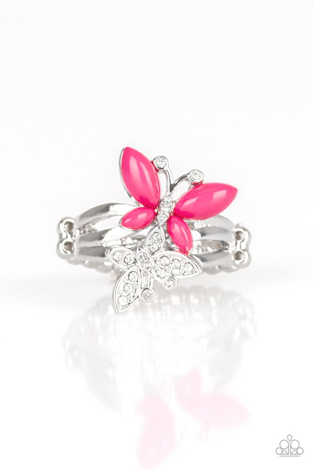 Flutter Flirt - Pink - Paparazzi Ring Image